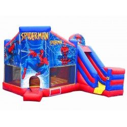 Spiderman Jumping Castle Slide