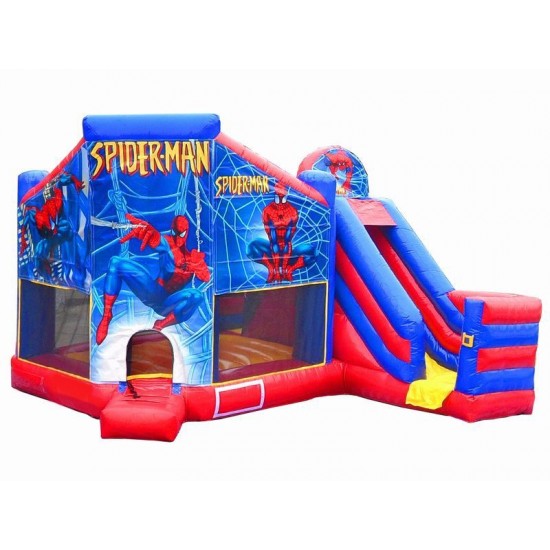 Spiderman Jumping Castle Slide