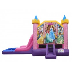 Princess Jumping Castle With Slide