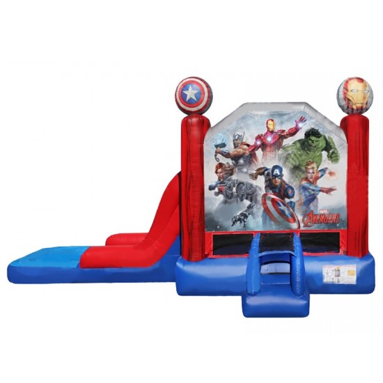 Avengers Jumping Castle Slide