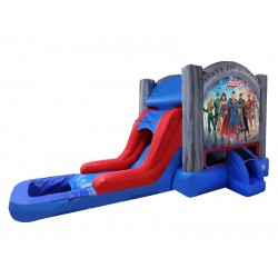 Justice League Jumping Castle Slide Pool