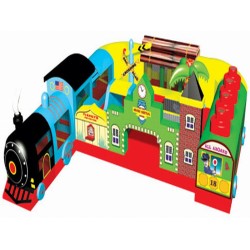 Fun Train Station Junior Jumping Castle Fun Train Station Junior Jumping Castle