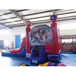 Avengers Jumping Castle Slide Avengers Jumping Castle Slide