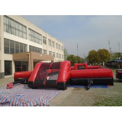 Inflatable Soccer Field Black Red Inflatable Soccer Field Black Red
